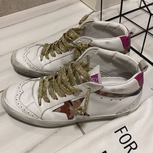 Golden Goose Mid Star Sneakers - 100% Authentic